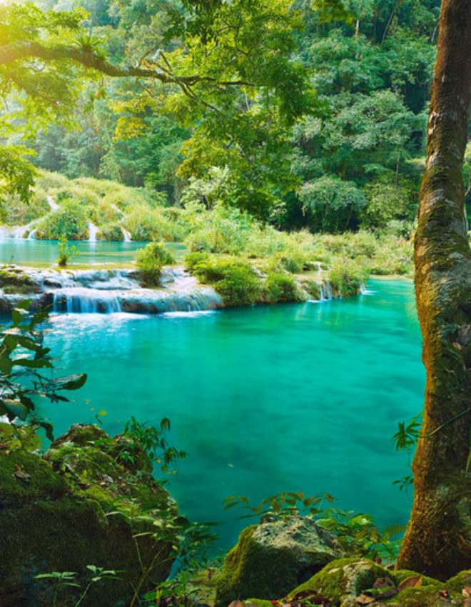 Semuc Champey, natuurwonder in Guatemala
